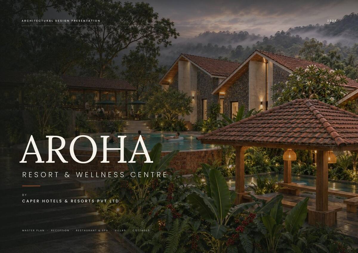 Aroha Resort & Wellness Centre presentation, cover