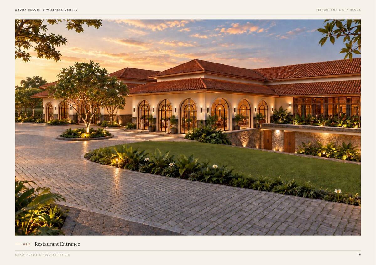 Restaurant exterior, daytime